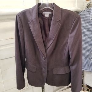 2/$20 Ann Taylor Factory 10 Brown Pinstripe